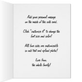 ヴィンテージクリスマスサンタクロース飛んでいる彼のそり (内側(右))