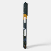 ヴィンテージクリスマスサンタクロース飛んでいる彼のそり Case-Mate iPhoneケース (裏面 / 右)