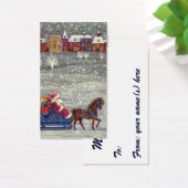 ヴィンテージクリスマスサンタクロース馬オープンスリー (デスク)