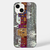 ヴィンテージクリスマスサンタクロース馬オープンスリー Case-Mate iPhoneケース (裏面)