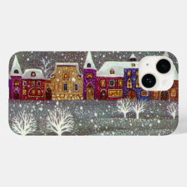 ヴィンテージクリスマスサンタクロース馬オープンスリー Case-Mate iPhone 14ケース