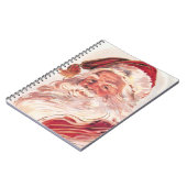 ヴィンテージクリスマスサンタクロース ノートブック (左側)