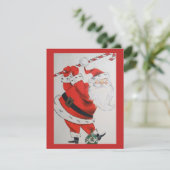 ヴィンテージクリスマスサンタスウィングスクラブアットオーナメント シーズンカード (スタンド正面)