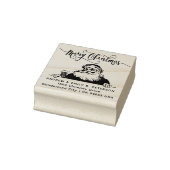 ヴィンテージクリスマスサンタチムニーアドレス ラバースタンプ (スタンプ)