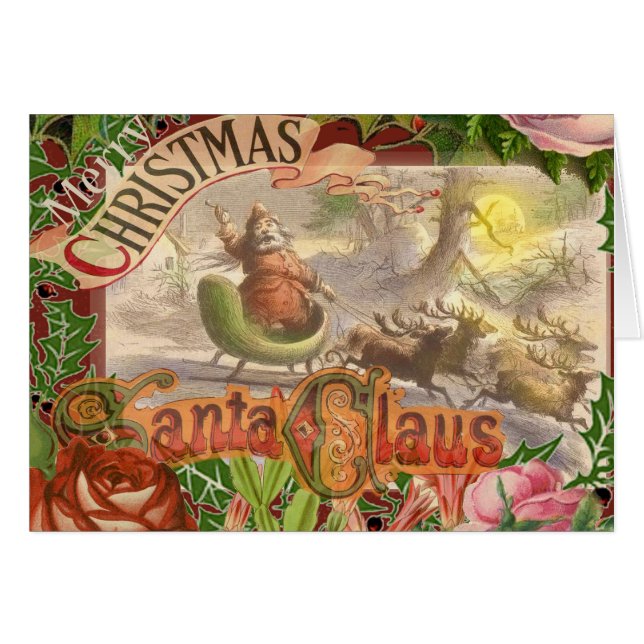 ヴィンテージクリスマスサンタトナディースレー (正面横)