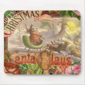 ヴィンテージクリスマスサンタトナディースレー マウスパッド (正面)