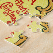 ヴィンテージクリスマスサンタホリデージグソーパズル ジグソーパズル (側面)