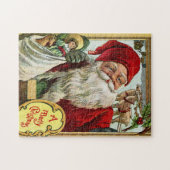 ヴィンテージクリスマスサンタホリデージグソーパズル ジグソーパズル (横)
