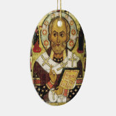 ヴィンテージクリスマスサンニコラスサンタ セラミックオーナメント (右)