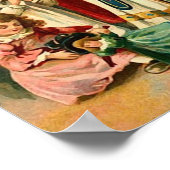 ヴィンテージクリスマスサンニコラス ポスター (角)