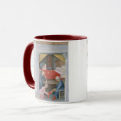 ヴィンテージクリスマスサンニコラス マグカップ (正面左)