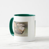 ヴィンテージクリスマスサンニコラス マグカップ (正面左)