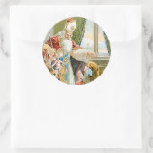 ヴィンテージクリスマスサンニコラス ラウンドシール (バッグ)