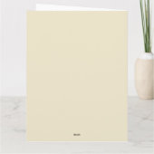 ヴィンテージクリスマスサン遊タのヴァイオリンキッズツリー カード (裏面)