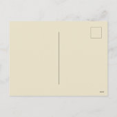 ヴィンテージクリスマスサン遊タのヴァイオリンキッズツリー シーズンポストカード (裏面)