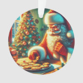 ヴィンテージクリスマスサン食べタのクッキー オーナメント (正面)