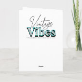 ヴィンテージクリスマスサン食べタのクッキー カード (裏面)