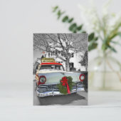 ヴィンテージクリスマスシェビー シーズンポストカード (スタンド正面)