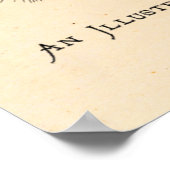 ヴィンテージクリスマスシビクトリアンーンの子ども（木） ポスター (角)