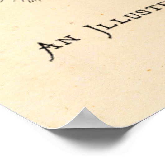 ヴィンテージクリスマスシビクトリアンーンの子ども（木） ポスター (角)