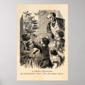ヴィンテージクリスマスシビクトリアンーンの子ども（木） ポスター (正面)