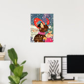 ヴィンテージクリスマスショップ ポスター (ホームオフィス)