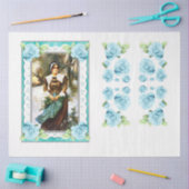 ヴィンテージクリスマスシリーズデザイン10 薄葉紙 (クラフト)