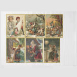 ヴィンテージクリスマスシリーズデザイン6 薄葉紙<br><div class="desc">ヴィンテージクリスマスクリスマスシリーズデザイン：デコページのオブジェクトを飾るために、または単に贈り物にエレガンスを追加するために使用するシリーズ。</div>