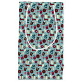 ヴィンテージクリスマスシーズンギフトドードル スモールペーパーバッグ (正面)