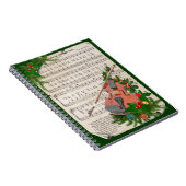 ヴィンテージクリスマスシート音楽とフェスティバルバイオリン ノートブック (右側)