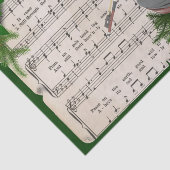 ヴィンテージクリスマスシート音楽とフェスティバルバイオリン 薄葉紙 (詳細)