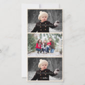 ヴィンテージクリスマスシーンフォトカード シーズンカード (裏面)