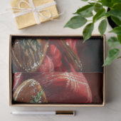 ヴィンテージクリスマスシーンブラウニーデコページ 薄葉紙 (ギフト)