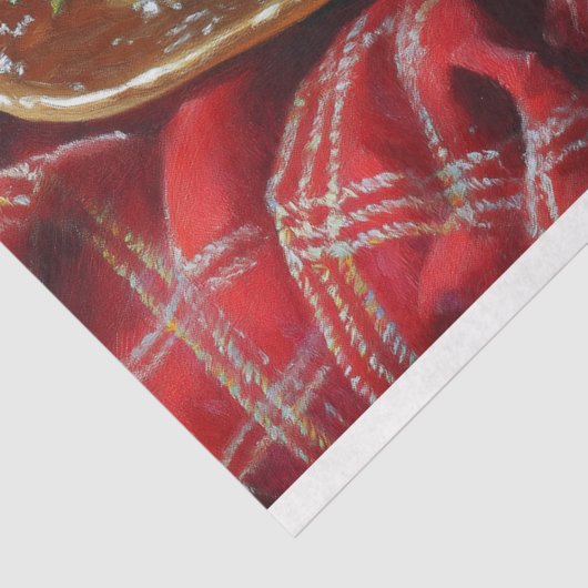 ヴィンテージクリスマスシーンブラウニーデコページ 薄葉紙 (詳細)