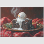 ヴィンテージクリスマスシーンブラウニーデコページ 薄葉紙 (正面)