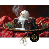 ヴィンテージクリスマスシーンブラウニーデコページ 薄葉紙