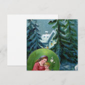 ヴィンテージクリスマスシーン シーズンカード (正面/裏面)