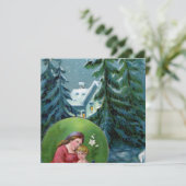 ヴィンテージクリスマスシーン シーズンカード (スタンド正面)