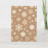 ヴィンテージクリスマスシーン シーズンカード (裏面)