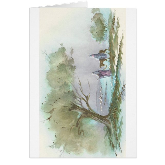 ヴィンテージクリスマスジャーニーカード (正面)