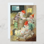 ヴィンテージクリスマスジュルトムテ シーズンカード (正面/裏面)