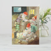 ヴィンテージクリスマスジュルトムテ シーズンカード (スタンド正面)