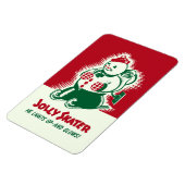 ヴィンテージクリスマススすてきカーター磁石 マグネット (左側)