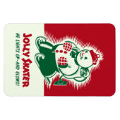 ヴィンテージクリスマススすてきカーター磁石 マグネット (横)