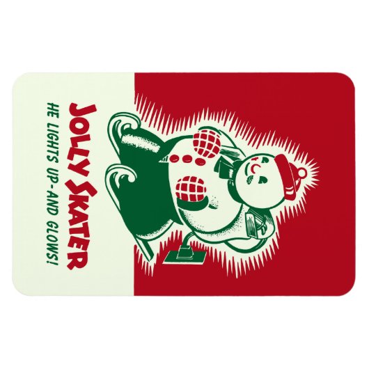 ヴィンテージクリスマススすてきカーター磁石 マグネット (横)