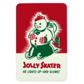 ヴィンテージクリスマススすてきカーター磁石 マグネット (縦)