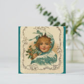 ヴィンテージクリスマススクエアカード シーズンカード (スタンド正面)