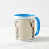 ヴィンテージクリスマスストッキングクリスマス マグカップ (正面右)