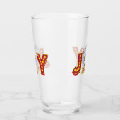 ヴィンテージクリスマススノーグローブトレンディア雪の結晶 タンブラーグラス (左)