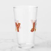 ヴィンテージクリスマススノーグローブトレンディア雪の結晶 タンブラーグラス (右)